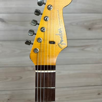 Fender Custom Shop 1961 Stratocaster Heavy Relic Aged Ocean Turquoise over 3-Color Sunburst image 15