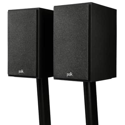 Polk Audio Monitor XT20 High-Resolution Bookshelf Loudspeakers, Pair, Black image 4