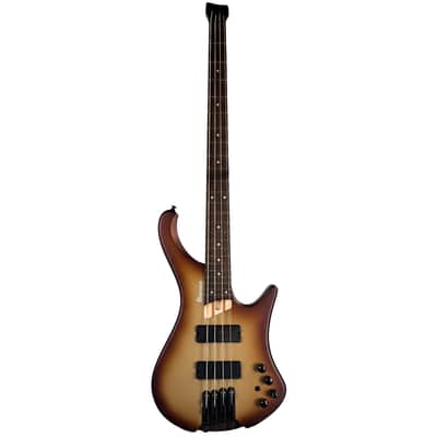 Ibanez EHB600 Ergonomic Headless 4-String Bass Charred Champagne Burst Matte image 2