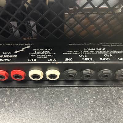 Marshall 9100 Dual Monobloc + Gator 5u Flightcase and full spare Watford valve kit - 90's - Gold image 19