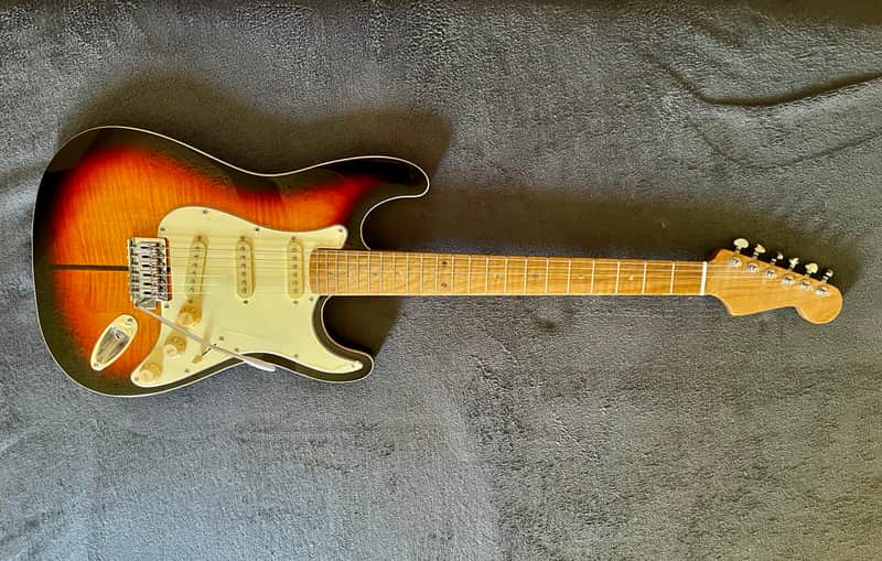 Dillion USA Custom Strat  Flame burst image 1