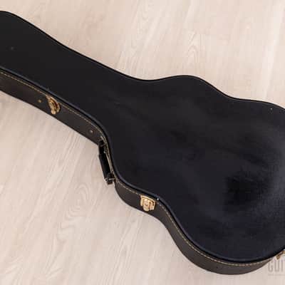 Harvey Leach Cutaway Archtop 17" Carved Acoustic Electric Guitar Sunburst w/ Benedetto, Case image 17