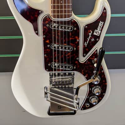 Burns 'The Marvin' 1964 Reissue White Signature Electric Guitar image 5