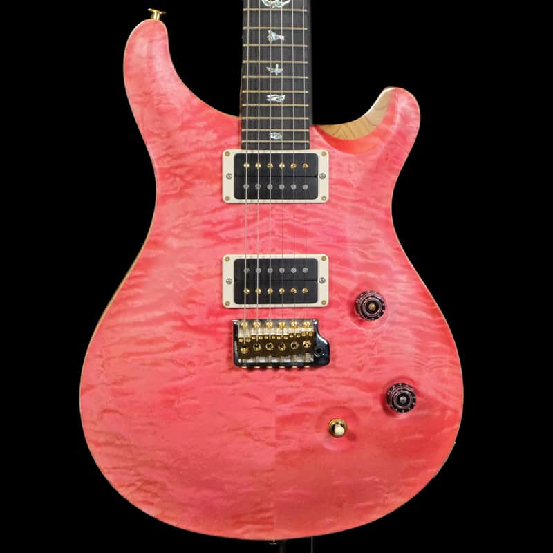 2024 PRS Wood Library Custom 24 Quilt Electric Guitar - Bonnie Pink image 1