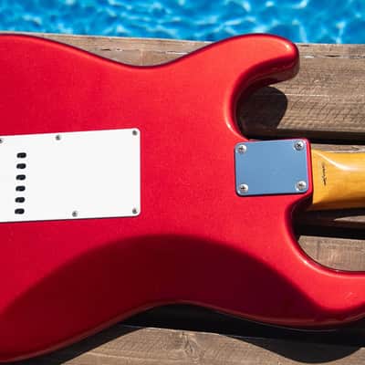 1999 Fender ST62-58US '62 Stratocaster Reissue - Candy Apple Red - Crafted in Japan w FREE Fender Hardcase image 13