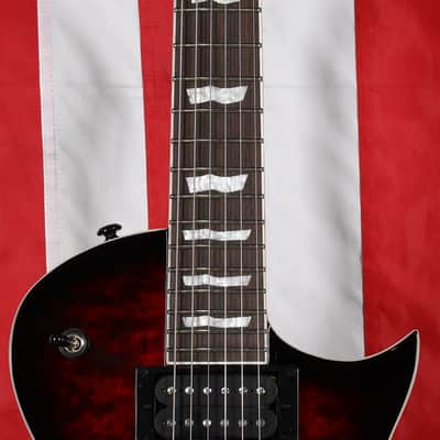 ESP LTD EC-256 QM - See Thru Black Cherry Sunburst image 4