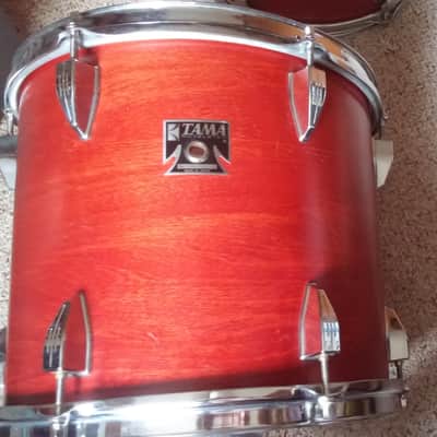 VINTAGE Tama Royalstar 12 x 11  Rack Tom 70s 80s RED MAHOGANY JAPAN Projects Popcorn Snare Shallow or Concert TOM image 7
