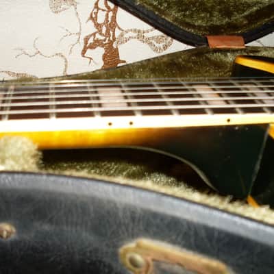 Aria Pro II LC-1000TB 1980, Rare and cool Les Paul Custom! Hard case +Audio sample image 9