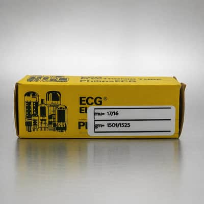 NOS GAIN TESTED PHILLIPS ECG 5963/12AU7/LONG PLATES/MAXI TESTED image 2