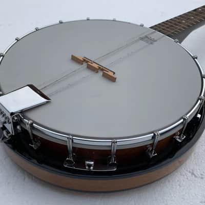 S101 Custom 5 String Banjo Guitar, Maple Neck Rosewood Fingerboard image 3
