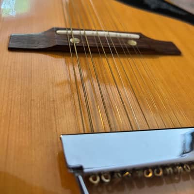 Hy-Lo Model 642 12-String Acoustic Guitar Made in Japan w/ Hard Case image 12