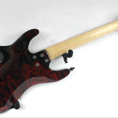 Custom Swirl Painted and Upgraded Dean Vendetta XM 7 -7 String Electric Guitar W/ Matching Headstock image 20