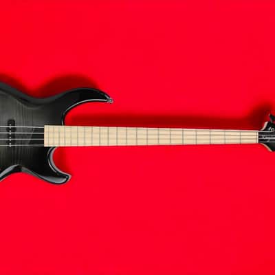 MTD Kingston Kingston Saratoga Deluxe 4 Trans Black Burst Gloss, Maple Fretboard image 3