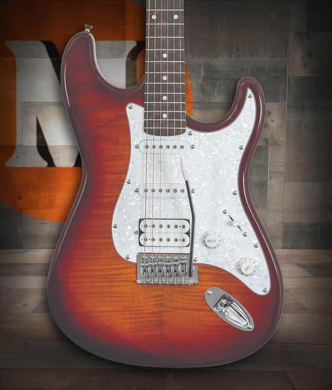 Washburn SFDSB-U Sonamaster Deluxe Electric Guitar - Sunburst image 1
