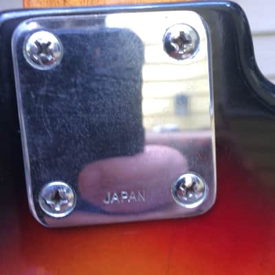 Winston/Teisco Electric Guitar 1960's? Sunburst image 5