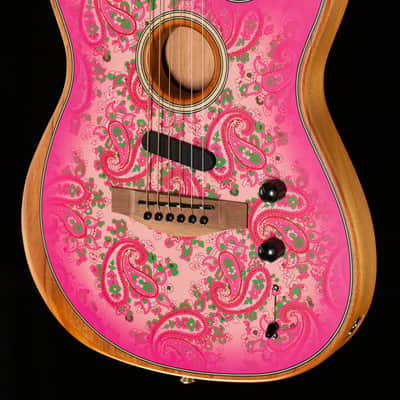 Fender American Acoustasonic Telecaster Pink Paisley (433) image 1