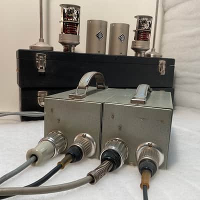 NEUMANN MM3 MATCHED #161#162 TUBE TELEUNKEN AC 701K vintage image 13