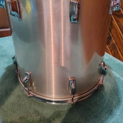 Tama Imperialstar 16x16 Floor Tom/Rack Tom 1981 - Metallic Hairline Chrome image 5