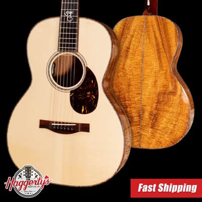 Santa Cruz 000 45 Style Acoustic Guitar - Old Growth Adirondack/Koa with Hardshell Case image 1