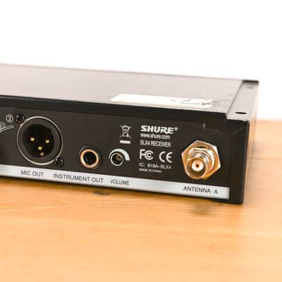 Shure SLX4 Wireless Receiver - H5 Band: 518-542 MHz (NO POWER SUPPLY) CG01YDS image 6