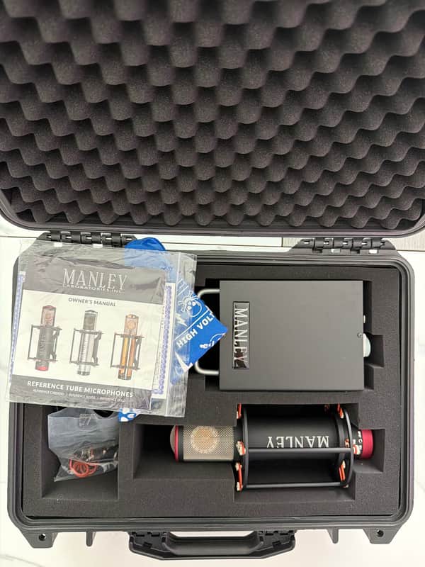 Manley Labs Reference Cardioid Large Diaphragm Tube Condenser Microphone 2010s - Black image 1
