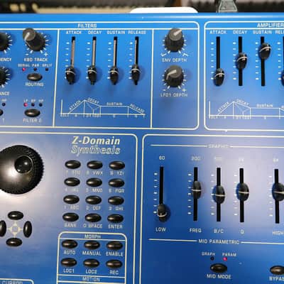 Oberheim OB-12 with custom tilting wood case image 8