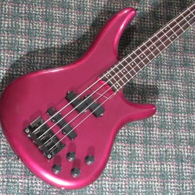 1990 Ibanez MIJ SR800 SoundGear 4-String Bass Purple Neon! w/hardshell case image 2