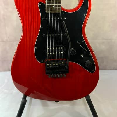 Fender 80's Contemporary HSS Stratocaster MIJ Translucent Crimson Red image 5