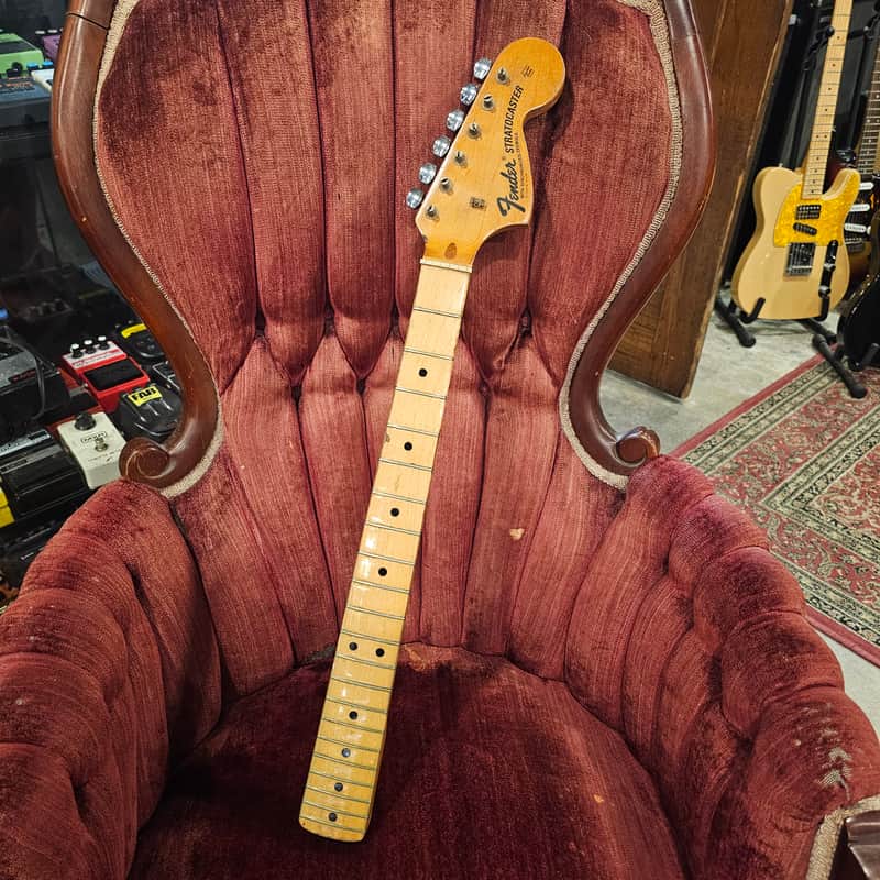 1971 Fender Stratocaster 4 bolt neck Natural complete with tuners image 1