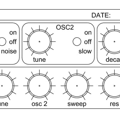 Star Instruments Synare 3 Clone Drum Synthesizer by Ladik.eu 2017 Silver image 4