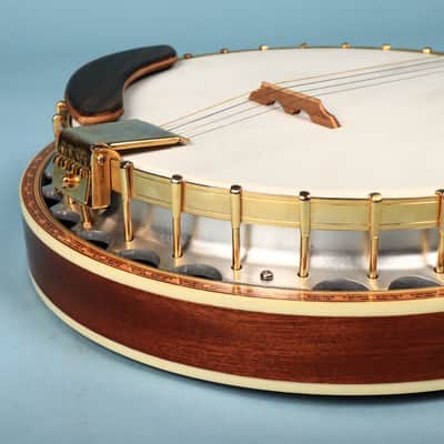 Crown Kent Vintage 4 String Banjo with Block Inlays MIJ Japan image 10