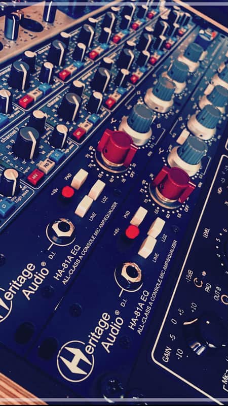 Heritage Audio HA-81A EQ Elite Series Mic Preamp / Equalizer 2020 - 2021 - RAF Blue Grey image 1
