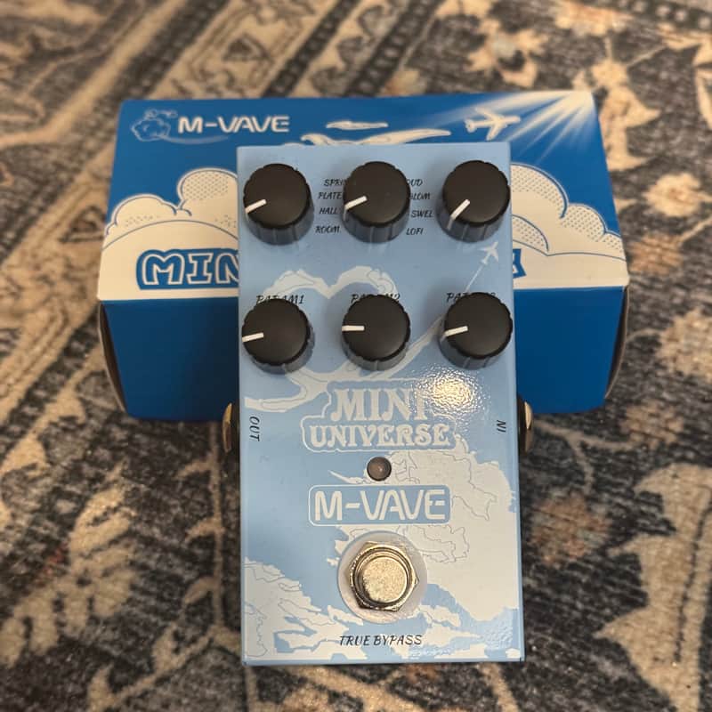 M-VAVE MINI-UNIVERSE Reverb Pedal - 9 different reverb types! image 1