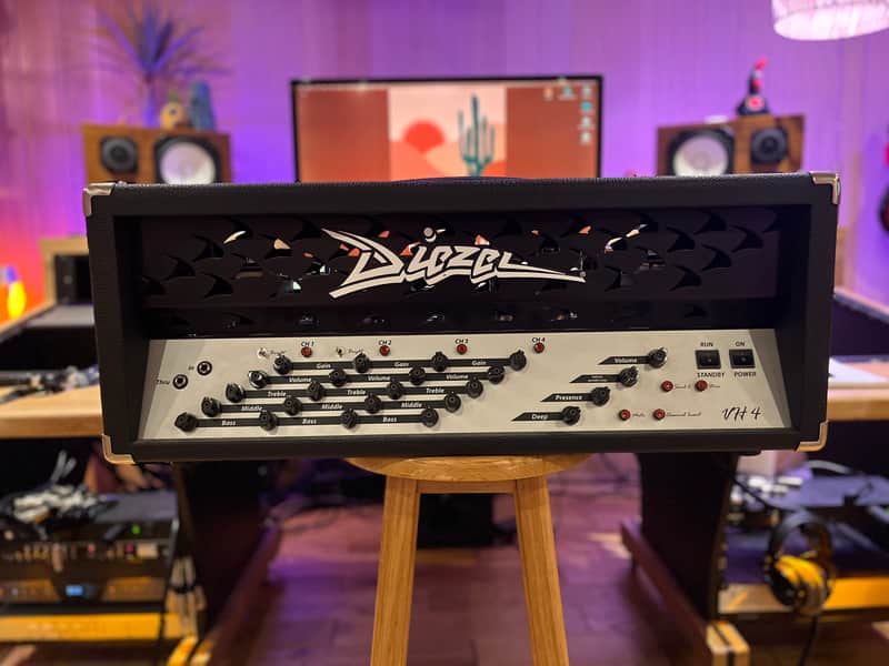 Diezel VH4 4-Channel 100-Watt Guitar Amp Head 1994 - 2019 - Black image 1