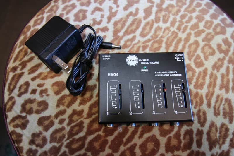 LiveWire Solutions HA04 4-Channe Stereo Headphone Amplifier image 1