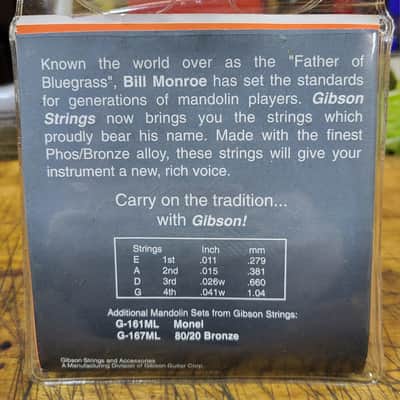 Gibson USA Mandolin String Set Luthier Parts Case Candy image 2