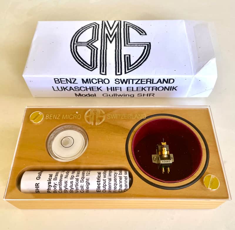 Benz Micro GULLWING SHR MC phono cartridge, Square ruby jewel plate Coil, Micro Ridge Stylus on Boron Cantilever image 1