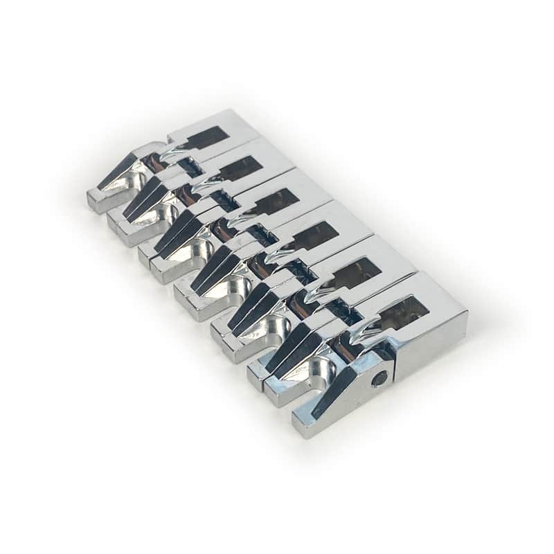 Genuine Floyd Rose FRX Bridge Saddles - Chrome image 1