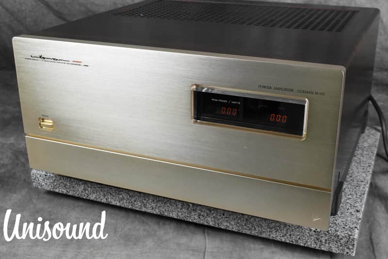 Luxman M-07 Power Amplifier in Very Good Condition image 1