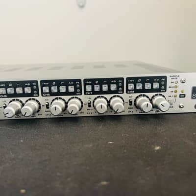 Audient ASP880 8-Channel Microphone Preamplifier and A/D Converter 2010s - Silver image 4