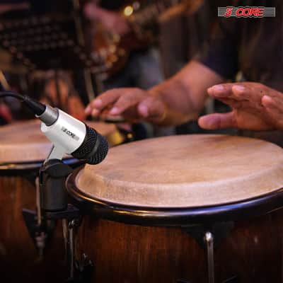 5 Core Conga Mic Snare Tom Set Professional XLR Cardioid Condenser Instrument Microphone Kit image 9