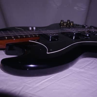 Vintage Black Lyle SG style electric guitar image 3