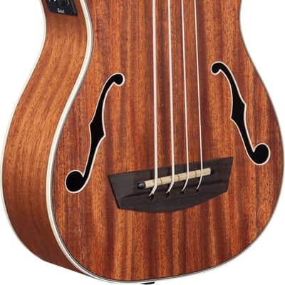 Kala Journeyman 4-String Acoustic-Electric U-BASS, Mahogany Top image 2