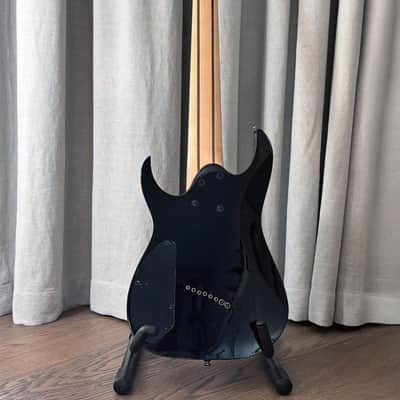 Ibanez RGMS8-BK Multi Scale 8-String Black Indonesia w/ Gator Hard Case image 2
