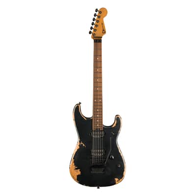 Charvel Pro-Mod Relic San Dimas Style 1 HH FR - Weatherd Black image 2