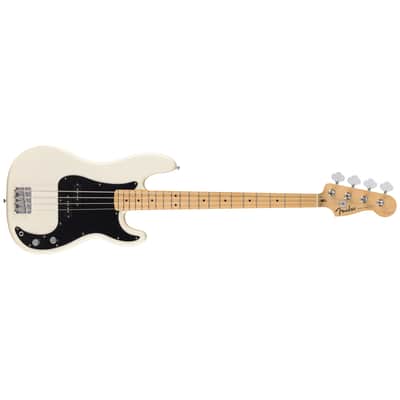 Standard Precision Bass MN Olympic White Fender image 2