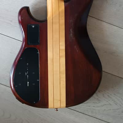 Ibanez Musician MC-924H AJ10 Alphonso Johnson Signature, Factory Hybrid Fretted & Fretless Bass, 1981 - Dark Satin image 10