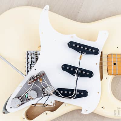 1984 Fender Stratocaster ‘72 Vintage Reissue ST72-55 Olympic White E-Serial, Japan MIJ Fujigen image 19