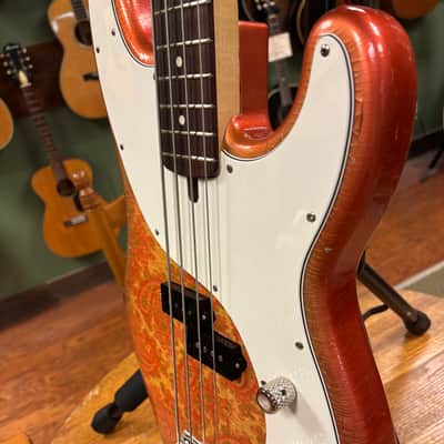 Berly Guitars P Style Bass Pink Paisley Authorized Dealer image 6