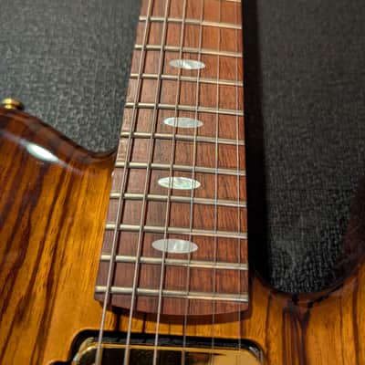 2018 JamAxe USA Custom Tele Floyd HH Electric Guitar 2018 Natural Figured W/OHSC Super Clean image 13